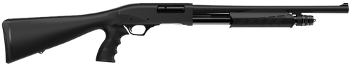 Retay USA GPSTACPG18 GPS  12 Gauge Pump 3" 4+1 18.5" Black Steel Barrel, Matte Black Anodized Aluminum Receiver, Black Fixed w/Pistol Grip Synthetic Stock