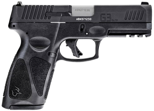 Taurus 1-G3BSR9041 G3  Full Size Frame 9mm 17+1 4" Matte Stainless Steel Barrel, Matte Black Serrated Alloy Steel Slide, Black Polymer Frame w/Picatinny Rail, Textured Grip