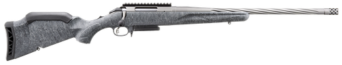 Ruger 46917 American Rifle Gen II Full Size 7mm PRC 3+1 20" Cobalt Cerakote Threaded Barrel, Picatinny Rail Steel Receiver, Gray Splatter Adjustable Synthetic Stock