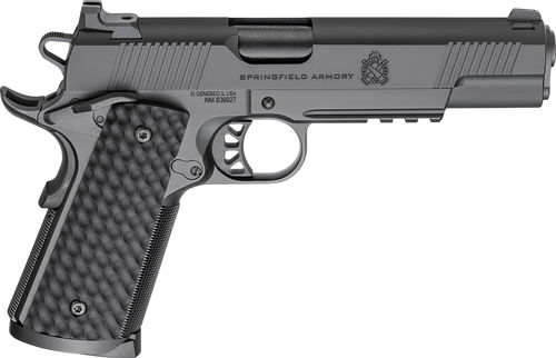 Springfield Armory PC9125LR 1911 TRP  45 ACP 8+1 5" Black Match Grade Barrel, Black Cerakote Serrated Carbon Steel Slide & Frame w/Picatinny Rail & Beavertail, VZ Hydra G10 Grip