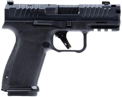 Canik HG8329N Mete MC9 Prime 9mm Luger 10+1 3.64" Black Nitride Compensated Barrel, Black Nitride Integrated Compensator/Optic Ready/Serrated Steel Slide, Black Polymer Frame w/Picatinny Rail