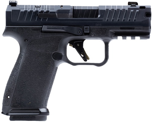Canik HG8329N Mete MC9 Prime 9mm Luger 10+1 3.64" Black Nitride Compensated Barrel, Black Nitride Integrated Compensator/Optic Ready/Serrated Steel Slide, Black Polymer Frame w/Picatinny Rail