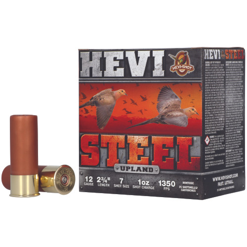 HEVI STL UPLND 12GA 2.75" #7 25/250