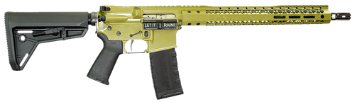 Black Rain Ordnance BROSSPBG Spec 15+ SSP 5.56x45mm NATO 30+1 16", Bazooka Green, 15" Slim M-LOK, Magpul Grip/Carbine Stock