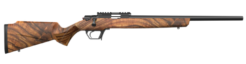 Retay USA ASD22-SWAL-16 Asend Hunter 22 LR 10+1 16" Black Heavy Barrel, Black Chrome Receiver w/Picatinny Rail, Turkish Walnut Fixed Stock