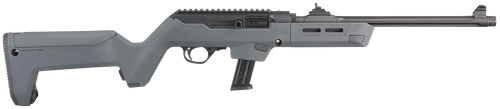 Ruger 19130 PC Carbine  9mm Luger 17+1 16.10" Threaded/Fluted Barrel, Type III Hard Coat Anodized Aluminum Alloy Receiver, Stealth Gray Magpul PC Backpacker Stock, Optics Ready