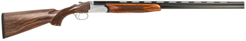 Fausti Usa, Inc 15402 Caledon  410 Gauge 3" 2rd 28" Blued Barrel, Engraved Stainless Rec, Wood Laser Grain Stock, Metallic Bead Sight