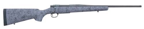 Howa HHSSL308GRY 1500 Superlite Gen2 Full Size 308 Win 3+1 20" Black Threaded Barrel, Matte Blue Steel Drilled & Tapped Receiver, Gray w/Black Webbing HS Precision Synthetic Stock, Right Hand
