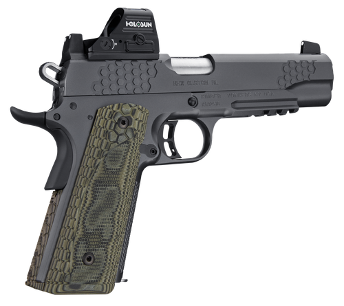 Kimber Mfg.,inc 3000437 KHX Custom RL (OI) 9mm 9+1 5" Front Serrations Stainless Steel Slide Gray KimPro II G-10 Grip