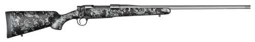 Christensen Arms 8010107800 Mesa FFT 7mm Rem Mag 3+1 22" Threaded Barrel, Tungsten Gray Cerakote, Black with Gray Webbing Stock