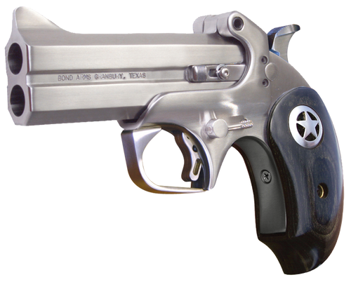 Bond Arms BARII Ranger II  38 Special,357 Mag 4.25" 2rd Stainless Barrel/Frame Black Ash Grips with Integrated Star Inlay