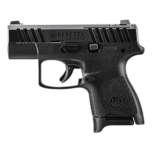 Beretta USA JAXN9208A1CO APX A1 Carry Micro-Compact Frame Frame 9mm Luger 8+1 3" Blued Steel Barrel, Black Optic Cut Serrated Steel Slide, Black Polymer Frame, Polymer Grip