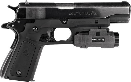 Recover Tactical CC3P0104 Frame Grip  Black Polymer Frame with Interchangeable Black & Gray Panels for Standard Frame 1911