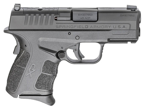 Springfield Armory XDSG93345BOSP XD-S Mod.2 OSP 45 ACP 5+1 6+1 3.30" Black Melonite Steel Barrel & Optic Ready/Serrated Slide, Black Polymer Frame w/Picatinny Rail, Black Textured Polymer Grip