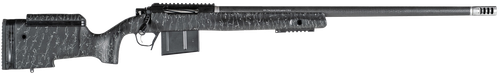 Christensen Arms 8010400200 BA Tactical Long Range 300 PRC 3+1 26" Carbon Fiber Barrel, Black Nitride Finish, Black with Gray Webbing Stock