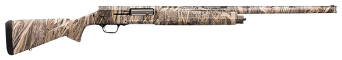 Browning 0118992004 A5  12 Gauge 28" Barrel 3.5" 4+1 Full Coverage Mossy Oak Shadow Grass Habitat, Textured Synthetic Stock With Closed Radius Pistol Grip