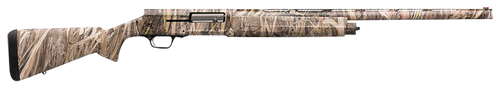 Browning 0118992004 A5  12 Gauge 28" Barrel 3.5" 4+1 Full Coverage Mossy Oak Shadow Grass Habitat, Textured Synthetic Stock With Closed Radius Pistol Grip