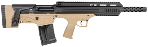 ATI ATIG12BDT Bulldog  12 Gauge Semi-Auto 3" 5+1 18.50" Black Steel Barrel, Black Aluminum Receiver, Picatinny Rail, Tan Fixed Bullpup Stoc & Grip