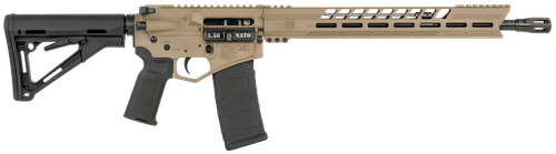 Diamondback DB1731K061 DB15  5.56x45mm NATO 16" 30+1 Flat Dark Earth Adjustable Magpul CTR Stock Black Magpul MOE K2 Grip with Black Gold Lower