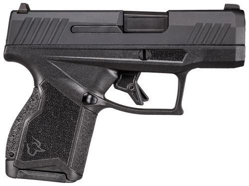 Taurus 1GX4M93110 GX4  Micro-Compact 9mm Luger 10+1 3.06" Satin Black DLC Barrel, Black Nitride Serrated Slide, Matte Stainless Steel Frame, Black Polymer w/Interchangeable Backstrap Grip Right Hand