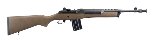 Ruger 5889 Mini-14 Tactical 5.56x45mm NATO 20+1 16.12" Blued Threaded Barrel, Blued Drilled & Tapped Stainless Steel Receiver, Black Speckled Brown, Factory Installed Flash Suppressor, Right Hand