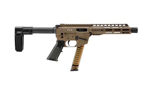 FREEDOM ORDNANCE FX9P8SBM-FDE FX9P  9mm Luger 8" Flat Dark Earth