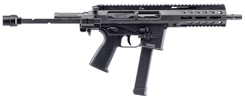 B&T Firearms 500003TBG SPC9  9mm Luger 33+1 9.10", Black, Tele Brace Adapter, Polymer Grip (Glock Mag Compatible)