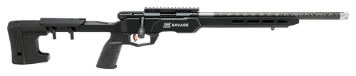 Savage Arms 70256 B22 Precision Lite Bolt 22 LR 18" Carbon Fiber Wrapped Barrel 10+1 Black Rec Black Adjustable MDT Aluminum Chassis Stock Black Polymer Grip Right Hand