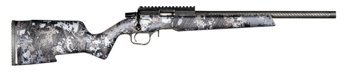 Christensen Arms 8011201600 Ranger  Full Size 22 WMR 9+1 18" Black Carbon Fiber Steel Barrel, Black Anodized Aluminum Receiver, Sitka Elevate II Camo Carbon Fiber Aluminum Bedding Stock