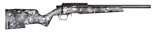 Christensen Arms 8011201600 Ranger  Full Size 22 WMR 9+1 18" Black Carbon Fiber Steel Barrel, Black Anodized Aluminum Receiver, Sitka Elevate II Camo Carbon Fiber Aluminum Bedding Stock