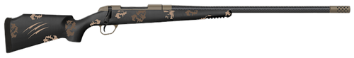 Fierce Firearms FCRG7MMBC20BS Carbon Rage  7mm BC 3+1 20" Black Cerakote Carbon Fiber Barrel, Black Cerakote Drilled & Tapped Stainless Steel Receiver, Carbon Fiber Stock