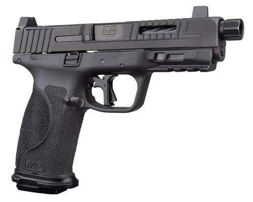 Ed Brown MPF1 Fueled M&P F1 9mm Luger 17+1 4.25" Match Grade Threaded Barrel, Polymer Frame w/Picatinny Accessory Rail, Serrated/Optic Cut Steel Slide w/Nitride Finish, Polymer Grip