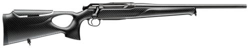 Sauer 80117118 505 Synchro XTC Full Size 308 Win 3+1 22" Matte Blued Threaded Barrel, Matte Blued Saddle Mount Steel Receiver, Black Thumbhole w/Adj Comb Carbon Fiber Stock