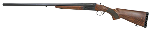 Iver Johnson Arms IJ800-28 IJ800  Full Size 12 Gauge Break Open 3" 2 Shot 28" Black Side By Side Barrel, Black Steel Receiver, Fixed Walnut Wood Stock, Ambidextrous