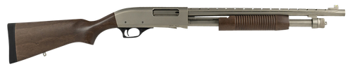 Tokarev USA 21000409 TX3  12 Gauge 18.50" 3" 5+1, Nickel Metal Finish, Turkish Walnut Stock, Fiber Optic & Ghost Ring Sight (Accepts Mossberg 590 Furniture)