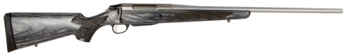 Tikka JRTXG340 T3x  270 WSM 3+1 24.30" Barrel, Stainless Steel Metal Finish, Oiled Gray Laminate Stock