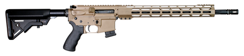 Alexander Arms RTA17DE Tactical  17 HMR 10+1 18" Black Fluted/Threaded Barrel, Picatinny Rail Flat Dark Earth Cerakote Aluminum Receiver, Black B5 Bravo Synthetic Stock
