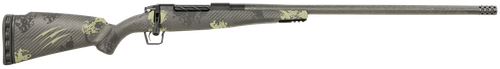 Fierce Firearms ROG300WIN24BF Carbon Rogue  Full Size 300 Win 3+1 24" Carbon Fiber Hand Lapped/Match Grade Threaded Barrel, Black Cerakote Steel Receiver, Forest Camo Fierce Rogue Carbon Fiber Stock