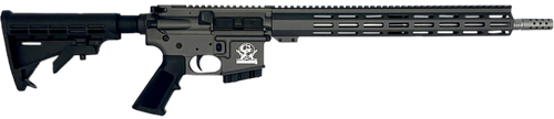 Great Lakes Firearms GL15400SSTNG AR-15  400 Legend 5+1 16" Stainless Threaded Barrel, Tungsten Cerakote Picatinny Rail Aluminum Receiver, Adjustable Black Synthetic Stock, Mil-spec Polymer Grip