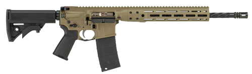 LWRC ICDIR5CK16ML Individual Carbine Direct Impingement 5.56x45mm NATO 30+1 16.10" Barrel, Exclusive Flat Dark Earth Anodized Receiver, A2 Flash Hider, 6 Position Stock, Magpul MOE Grip, Optics Ready