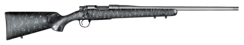 Christensen Arms 8010102100 Mesa  6.5 PRC 4+1 24" Threaded Barrel, Tungsten Gray Cerakote, Black with Gray Webbing Stock