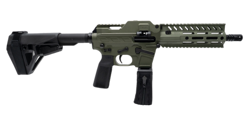 Freedom Ordance FM9D8-ODG FM9D  9mm Luger 33+1 8" Black Anodized Barrel, OD Green Anodized Receiver
