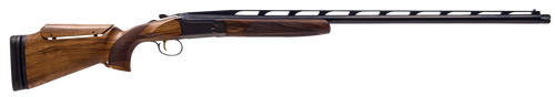 CZ-USA 06501 All American Single Trap 12 Gauge 2.75" 1rd 32" Ported Barrel, Gloss Blued Metal Finish, Turkish Walnut Stock with Adjustable Comb