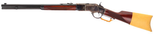 Taylors & Company 550240COM 1873 Comanchero 45 Colt (LC) Caliber with 10+1 Capacity, 18" Blued Barrel, Color Case Hardened Metal Finish & Walnut Straight Stock Right Hand (Full Size)