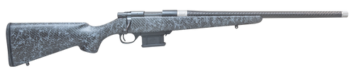Howa HCE6ARCGW 1500 Carbon Elevate 6mm ARC 5+1 20" Wrapped Carbon Fiber Threaded Barrel, Blued Drilled & Tapped Steel Receiver, Fixed Stocky's Black w/Gray Webbing Carbon Fiber Stock, Right Hand
