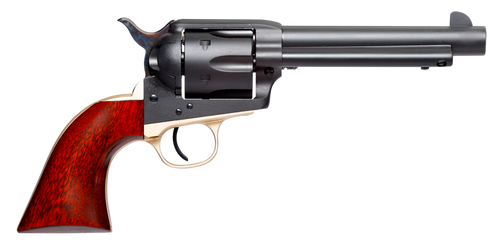 Taylors & Company 550429 Old Randall  357 Mag Caliber with 5.50" Barrel, 6rd Capacity Cylinder, Overall Matte Blued Finish Steel & Walnut Grip