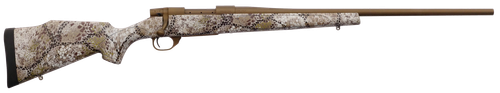 Weatherby VAP256RR4T Vanguard Badlands 25-06 Rem 5+1 24" Burnt Bronze Cerakote #2 Threaded Barrel, Drilled & Tapped Steel Receiver, Badlands Approach Camo Monte Carlo w/Raised Comb Synthetic Stock