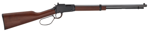 Henry H001TMRP Small Game Rifle  22 WMR Caliber with 12+1 Capacity, 20.50" Barrel, Black Metal Finish & American Walnut Stock Right Hand (Full Size)