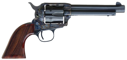 Cimarron AR411 Arizona Ranger  45 Colt (LC) 6 Shot, 5.50" Blue w/Engraved "Arizona Ranger" Steel Barrel, Blued Cylinder, Color Case Hardened Steel Frame, Checkered Walnut Grip, Exposed Hammer