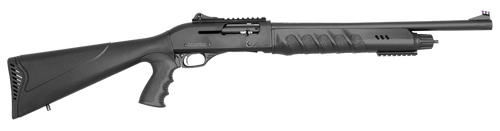 Rock Island X4 Tact LI-ON Full Size Frame 12 Gauge Semi-Auto 3" 4+1 18.50" Black Steel Barrel, Black Anodized Aluminum Receiver, Black Fixed w/Pistol Grip Synthetic Stock